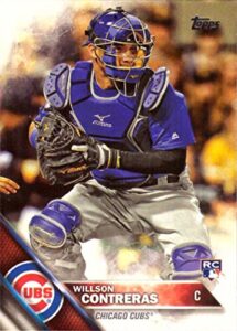 2016 topps update baseball #us266 willson contreras rookie card