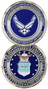 eagle crest u.s. air force airman award challenge coin