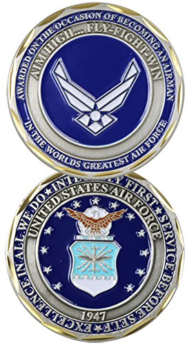 EAGLE CREST U.S. Air Force Airman Award Challenge Coin