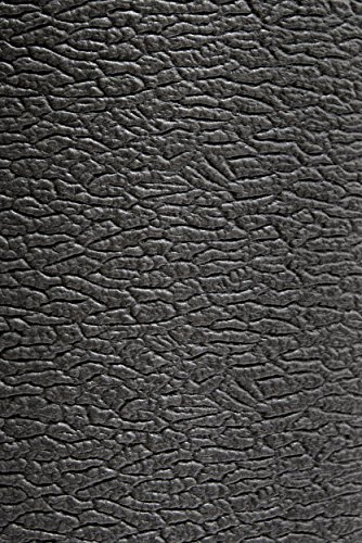 Bertech Anti-Fatigue Floor Mat, 3 Feet x 5 Feet x 3/8 Inch Thick, Textured Pattern Top, Bevelled on All Sides, Black, Made in USA - AFTX38-3x5BLKBEV