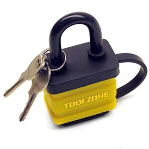 40mm padlock laminated waterproof security shed gate lock shackle te151