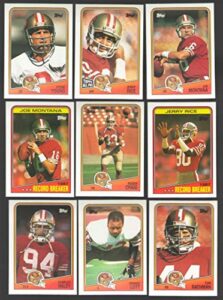 1988 topps football team set - san francisco 49ers