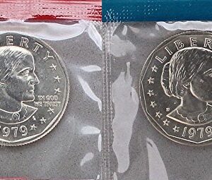 1979 Various Mint Marks P & D Susan B. Anthony SBA Gem UNC BU Dollars Original Mint Cello Collection Uncirculated