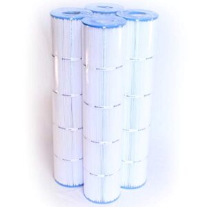 Pool Filter 4-Pack, Compatible Replacement for Jandy® CL580 R0357900, Unicel C-7482, Filbur FC-0820, & Pleatco PJAN145 Filter Cartridges