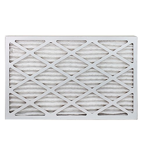 Filterbuy 16x25x1 Air Filter MERV 8 Dust Defense (12-Pack), Pleated HVAC AC Furnace Air Filters Replacement (Actual Size: 15.50 x 24.50 x 0.75 Inches)