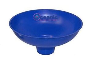 oceanic water systems funnel for filling softener resin/carbon/calcite & mineral tanks - 2.5" x 10" (1)