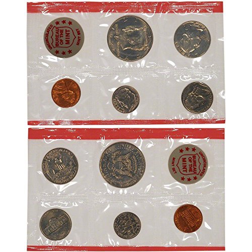 1968 Various Mint Marks United States Mint Uncirculated Coin Set in Original Government Packaging Uncirculated