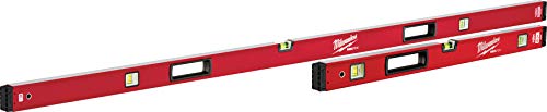 Milwaukee Accessory 78 Inch/32 Inch Redstick Magnetic Box Level Jamb Set