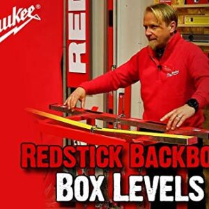 Milwaukee Accessory 78 Inch/32 Inch Redstick Magnetic Box Level Jamb Set