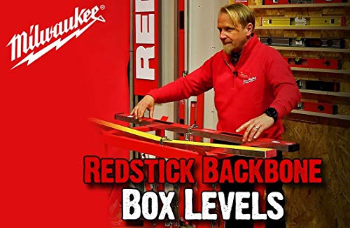 Milwaukee Accessory 78 Inch/32 Inch Redstick Magnetic Box Level Jamb Set