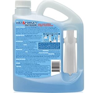 Wet & Forget Outdoor Moss, Mold, Mildew, & Algae Stain Remover Multi-Surface Cleaner, Ready to Use, 64 Ounce