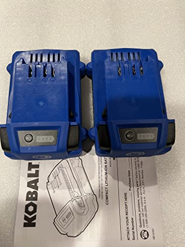 2PC New Kobalt 24-Volt 24V 2.0-Amp Hours Lithium Power Tool Battery # 0673802 .#GG4346 43ETR98-Y57448