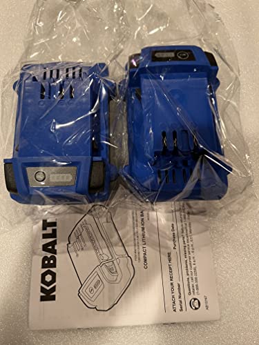 2PC New Kobalt 24-Volt 24V 2.0-Amp Hours Lithium Power Tool Battery # 0673802 .#GG4346 43ETR98-Y57448