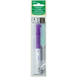 air-erasable marker w/eraser-purple