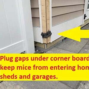 Pestplug 4" X 5' Long x 3 Rolls, 100% Stainless Steel Woo: Gap Blocker to Keep Mice, Rodents & Insects Out. Does NOT Rust! Fill Fabric, Plug Holes & Gaps in Homes, Garages, Farm Buildings, RV's