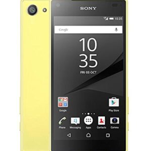 4.6" SONY XPERIA Z5 Compact E5823 Factory Unlocked Cell Phone [ 4G LTE 2GB/32GB Yellow ] - 1 Year Warranty