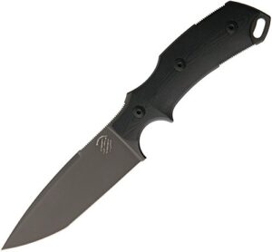 bastinelli creations red v2 fixed blade black pvd