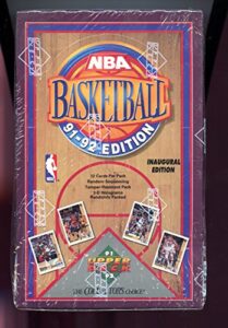 1991-92 upper deck basketball card wax pack box set michael jordan 1992 nba