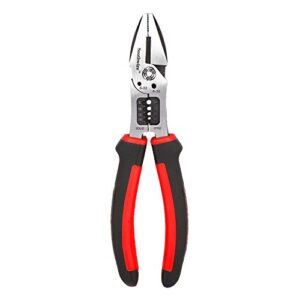 southwire mpscp 6-in-1 multi-tool side cutting plier, multifunctional, ideal for stripping 8-14 awg solid wire and 10-16 stranded wire
