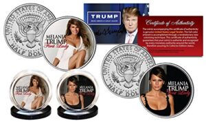 melania trump first lady 2016 presidential election official jfk u.s. 2-coin set
