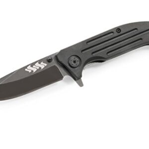 Kuuma 51910 Spring Assisted Knife (Fine Edge,4.5"), Black,One Size