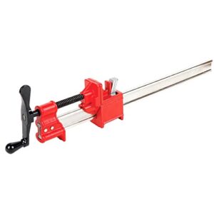 Bessey Bar Clamp,72" Opening,2" Throat Depth,Red/Silver