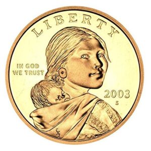 2003 S Sacagawea Native American Proof US Coin DCAM Gem Modern Dollar $1 $1 Proof DCAM US Mint