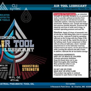 Premium Air Tool Lubricant - 16 FL. OZ. Industrial Pneumatic Tool Oil