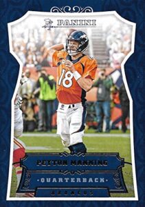 peyton manning 2016 panini nfl football card picturing him in his orange denver broncos jersey 176 peyton manning m (mint)