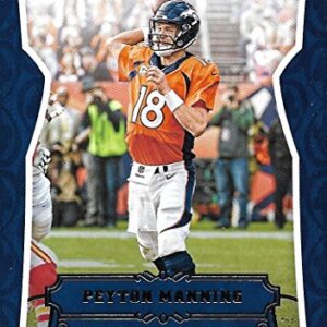 Peyton Manning 2016 Panini NFL Football Card Picturing him in his Orange Denver Broncos Jersey 176 Peyton Manning M (Mint)