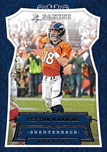 Peyton Manning 2016 Panini NFL Football Card Picturing him in his Orange Denver Broncos Jersey 176 Peyton Manning M (Mint)