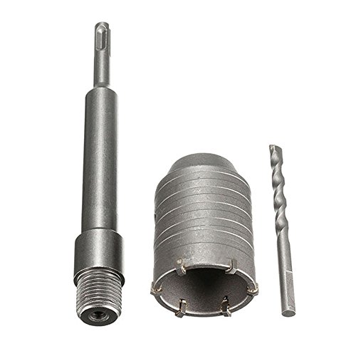 Hanperal Hole Saw Kit for SDS Plus, 65mm SDS Plus Shank Hole Saw Cutter Concrete Cement Stone Wall Drill Bit