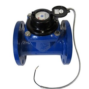 4 inch flanged multi-jet water meter with pulse output - not for potable water