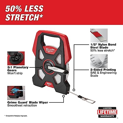 MILWAUKEE 300 Ft. Open Reel Lo