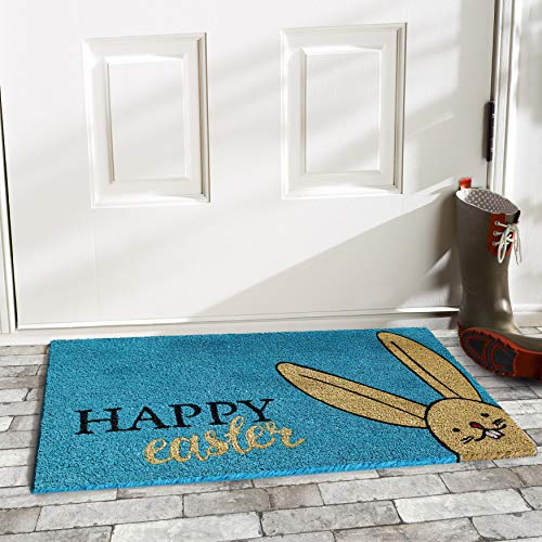 Calloway Mills 101901729 Happy Easter Doormat, 17" x 29" x 0.60", Multicolor