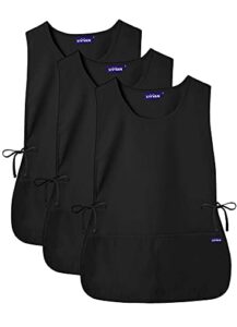 sivvan unisex apron - cobbler apron 3-pack - s87003 - black - r