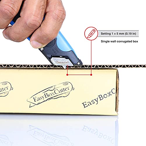 Modern Box Cutter for Food Industry with Stainless Steel Blades - High productivity and unique features with 100% guaranttee (1000 Series, Blue)