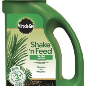 Miracle-Gro Shake 'N Feed Palm Plant Food, 4.5 lb., Feeds up to 3 Months