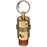 new 1/4" npt 135 psi air compressor safety relief pressure valve, tank pop off