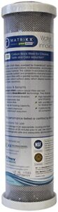 kx 32-250-10-green | 10" cto carbon block water filters for chlorine taste and odor reduction | kx matrikx powered by greenblock | replaces 32-250-125-975