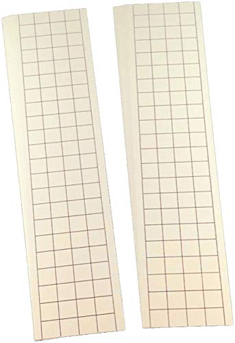 5"x17" 24 Pack, Fly Light, Insect Light Trap Replacement Glue Boards with 1" Grid