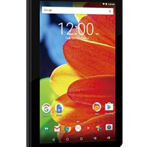 RCA RCT6873W42 Voyager 7 16GB Tablet 1024 X 600 Resolution 1.2GHz Intel Atom Quad-Core Processor Android 6.0 Marshmallow, Black