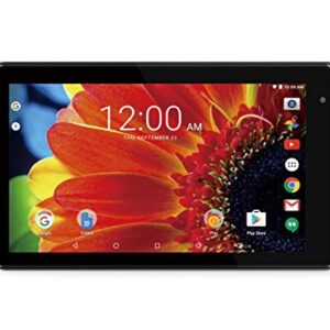 RCA RCT6873W42 Voyager 7 16GB Tablet 1024 X 600 Resolution 1.2GHz Intel Atom Quad-Core Processor Android 6.0 Marshmallow, Black