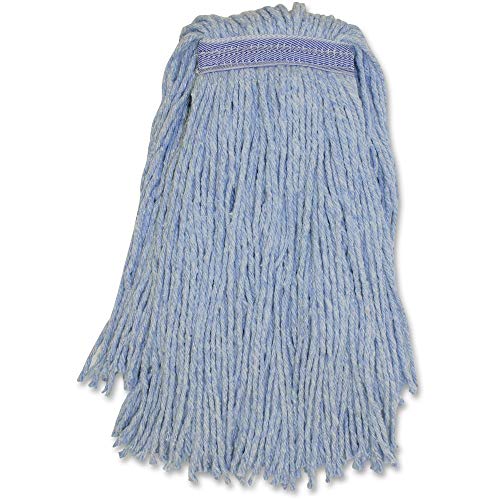 Genuine Joe GJON20B1BCT Blended Colored Yarn Mop, No.20, 12Ea/Ct, Blue (Pack of 12)