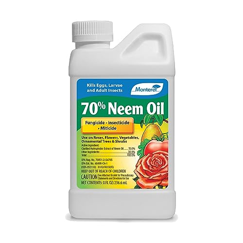 Monterey LG6128 Concentrate 8OZ 70% Neem Oil, 16 oz, Brown