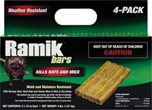 neogen rodenticide d ramik rats and mice bait bars 4 pound