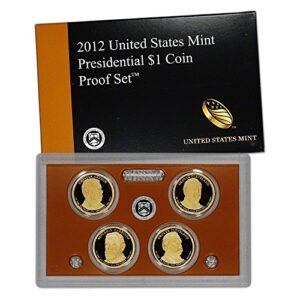 2012 s us mint presidential $1 coin proof set ogp $1 proof us mint