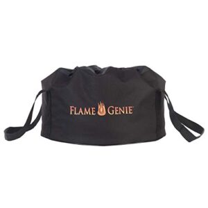 hy-c fg-t flame genie fire pit tote, fg-16 or fg-16-ss (17 x 17 x 15 inches), black