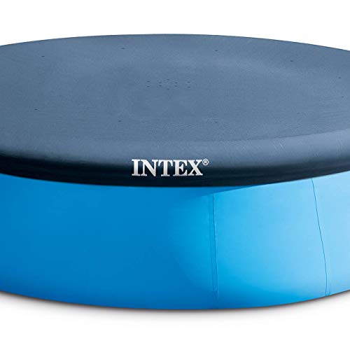 Intex N/AA 13' x 12" Easy Set Above Ground Rope Tie PVC Vinyl Pool Cover |, 1 Pack, Blue