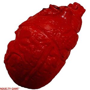 NOVELTY GIANT WWW.NOVELTYGIANT.COM Life Size Foam Heart Gory Halloween Prop